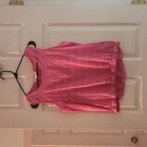 NWT Pink 100% Cotton Summer Top (M)